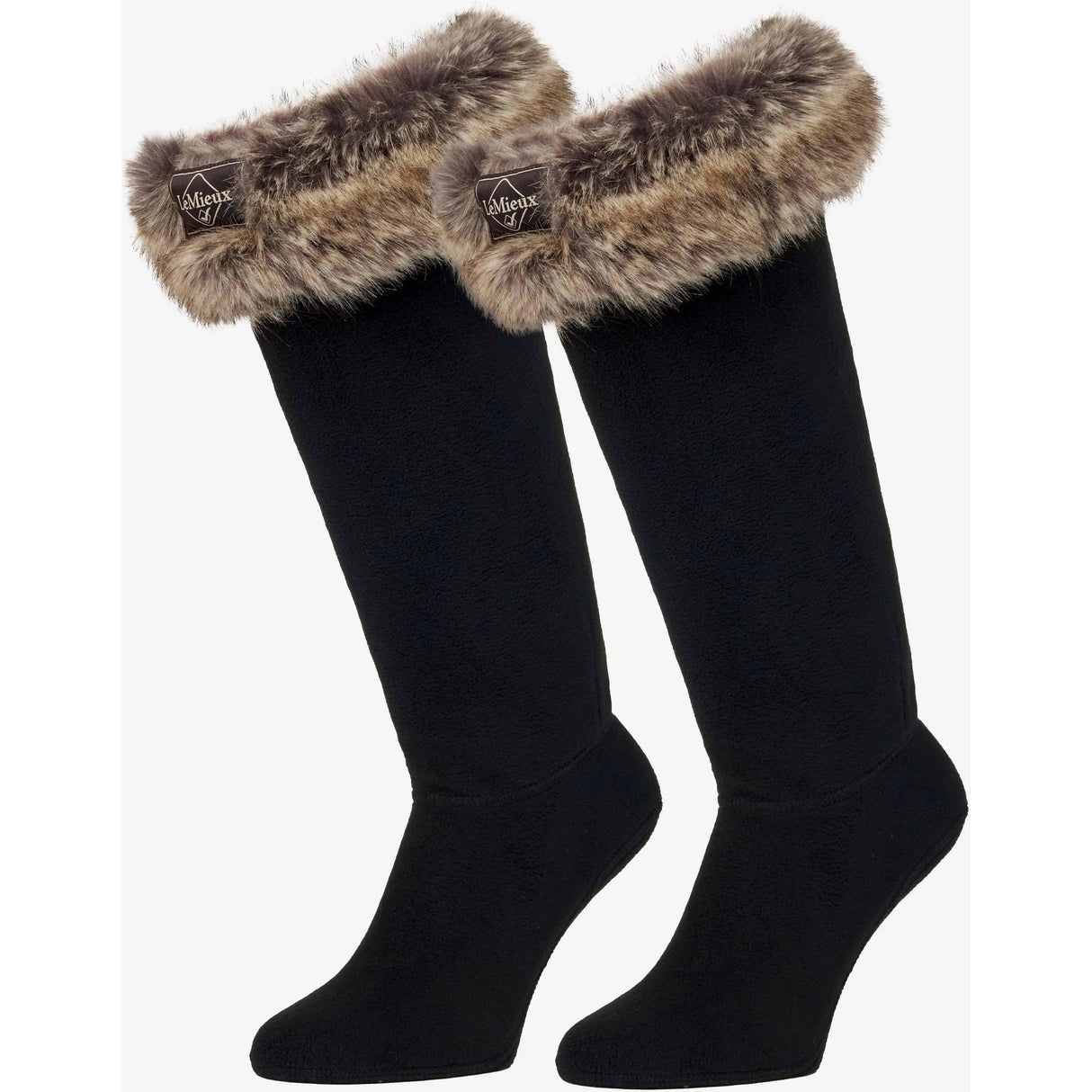LeMieux Wellington Boot Sock Faux Fur  - Barnstaple Equestrian Supplies
