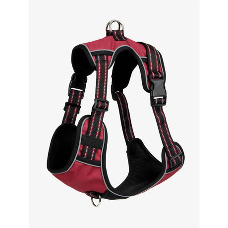 LeMieux Wellow Dog Harness Burgundy Small Dog Harness Barnstaple Equestrian Supplies