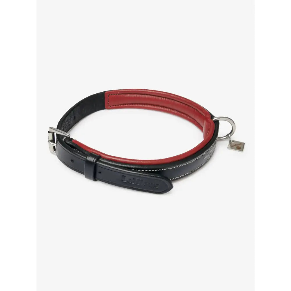LeMieux Windsor Dog Collar Burgundy/Black Small Dog Collar