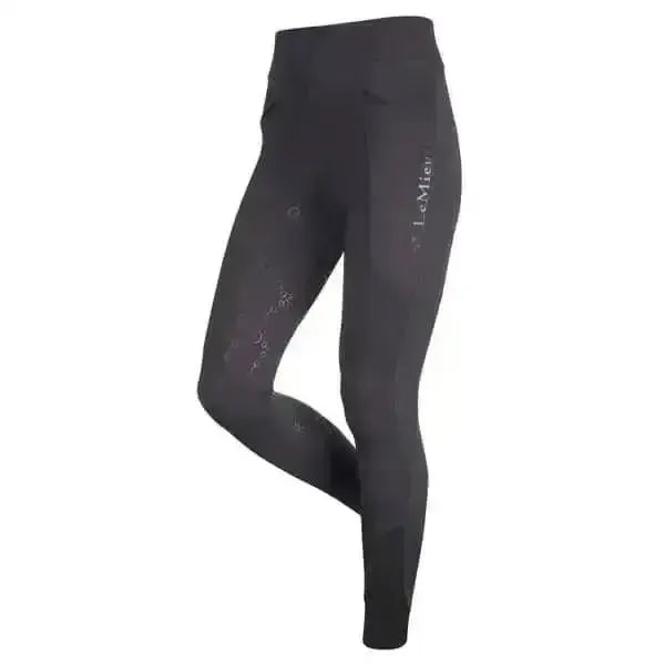 Lemieux Winter Active Wear Seamless Pull Ons Black Breeches 6 Breeches