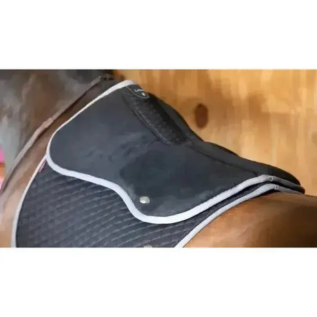 LeMieux Wither Relief Memory Foam Half Pad Black Medium Black Half Pads