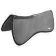 Gray and black lemieux wither relief memory foam half pad with textured breathable design for equestrian use