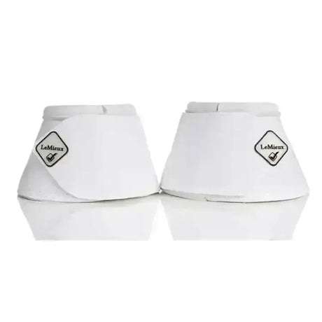 LeMieux WrapRound Leather Over Reach Boots White White Medium Over Reach Boots