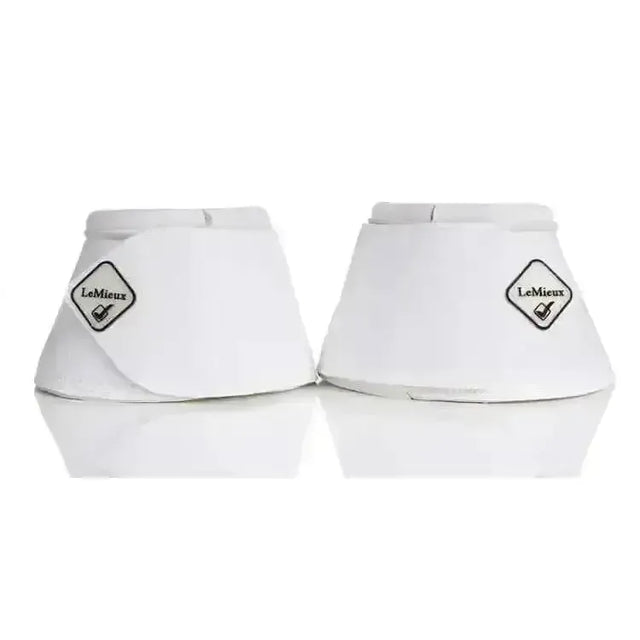 LeMieux WrapRound Leather Over Reach Boots White White Medium Over Reach Boots