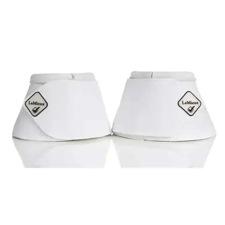 LeMieux WrapRound Leather Over Reach Boots White White Medium Over Reach Boots