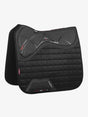 LeMieux X-Grip Silicone Dressage Square Black Large Black Dressage Saddle Pads