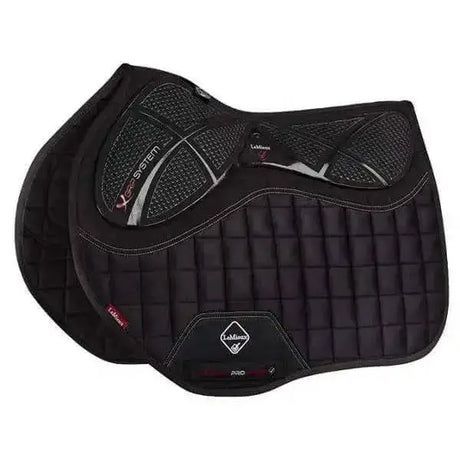 LeMieux X-Grip Silicone EuroJump Square Black Large Saddle Pads & Numnahs Barnstaple Equestrian Supplies