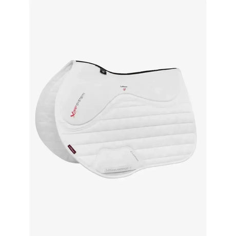 LeMieux X-Grip Silicone EuroJump Square White Large White Saddle Pads