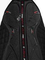 LeMieux X-Grip Twin Sided Dressage Square Black Large Black Dressage Saddle Pads