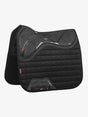 LeMieux X-Grip Twin Sided Dressage Square Black Large Black Dressage Saddle Pads