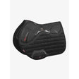 LeMieux X-Grip Twin Sided EuroJump Square Black Large Black Saddle Pads