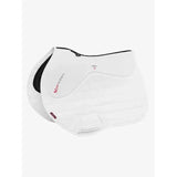 LeMieux X-Grip Twin Sided EuroJump Square White Large White Saddle Pads