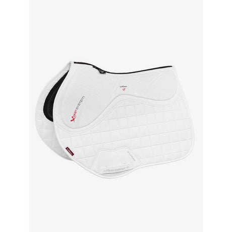 LeMieux X-Grip Twin Sided EuroJump Square White Large White Saddle Pads