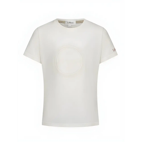 Plain white crew neck t-shirt from the Young Rider Arianna collection in Ecru