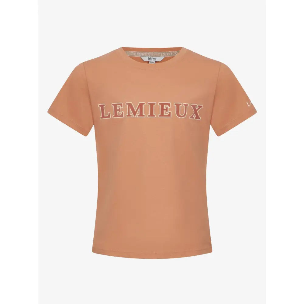 Lemieux Young Rider Arianna T-Shirt Sherbet 7-8 Years Polo Shirts & T Shirts Barnstaple Equestrian Supplies