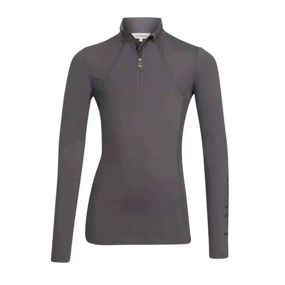 LeMieux Young Rider Base Layer Slate Grey 9-10 Years Base Layers Barnstaple Equestrian Supplies