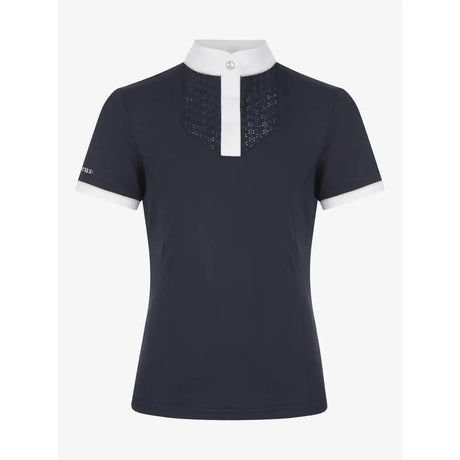 LeMieux Young Rider Belle Show Shirt Navy 7-8 Years Show Shirts Barnstaple Equestrian Supplies