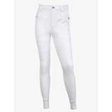 White lemieux young rider boys breech with sleek fit and subtle stitching details perfect for young riders