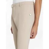 Beige tailored lemieux young rider boys classique breeches with sleek fit and subtle pleats at the waistband