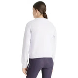 White lemieux young rider carmen crew sweat lilac sweatshirt with relaxed fit and ribbed cuffs