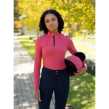 Lemieux Young Rider Classique Base Layer Cranberry Cranberry 7-8 years Base Layers
