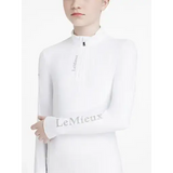 LeMieux Young Rider Classique Base Layer White White 7-8 Years Base Layers