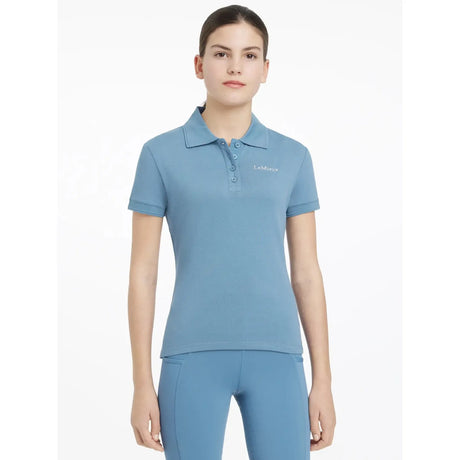 LeMieux Young Rider Classique Polo Shirt Ice Blue Ice Blue 7-8 years Polo Shirts