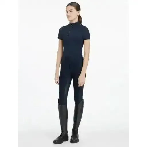LeMieux Young Rider Classique Short Sleeve Base Layer Navy Navy 7-8 years Base Layers