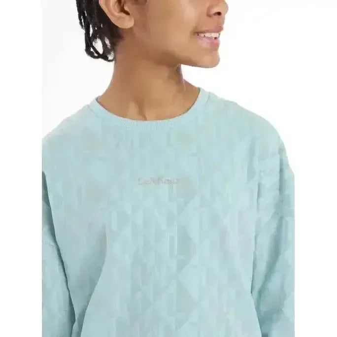 Lemieux Young Rider Clea Crew Sweat Aqua Aqua 7-8 Years Jumpers