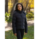 Lemieux Young Rider Daisy Waterproof Coat Black Black 7-8 years Outdoor Jackets