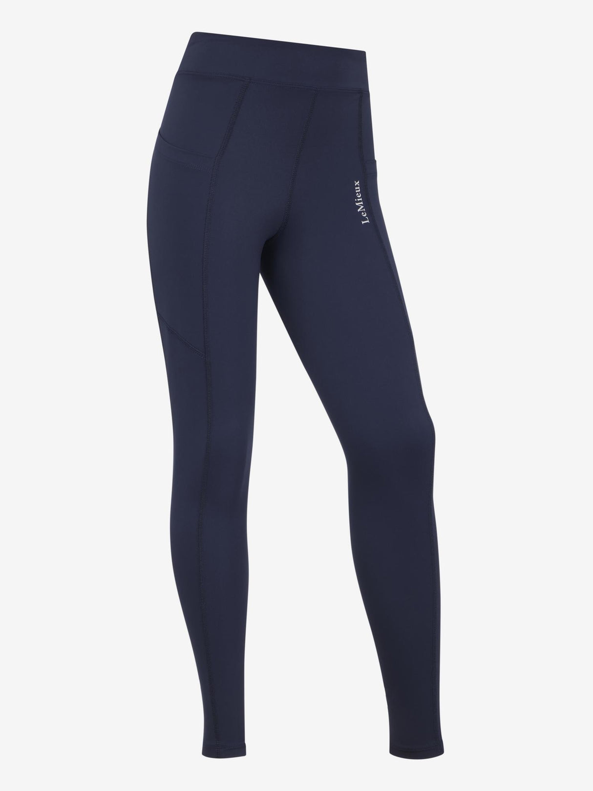 LeMieux Young Rider Darla Sport Legging Navy Navy 7-8 years Riding Tights