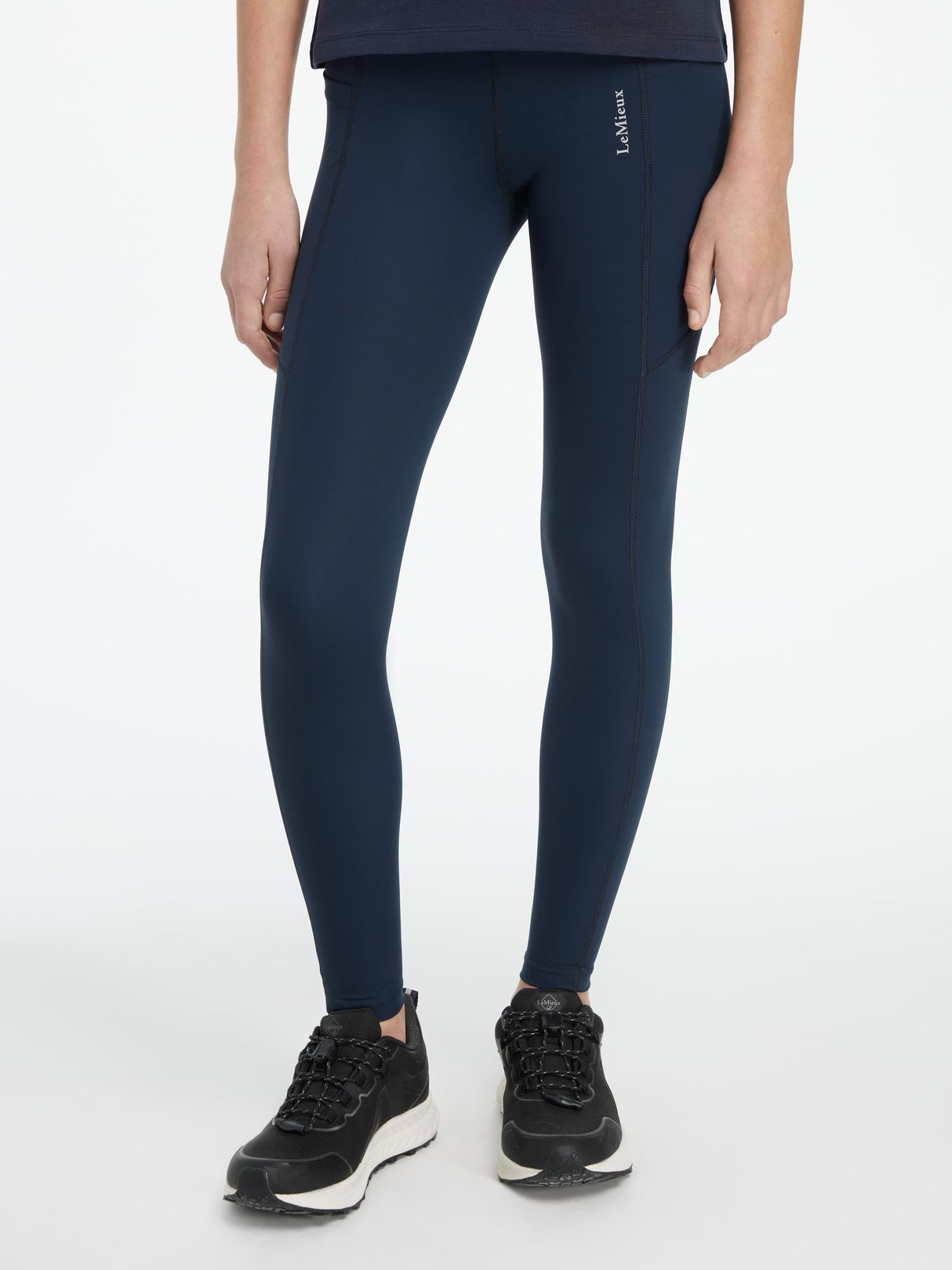LeMieux Young Rider Darla Sport Legging Navy Navy 7-8 years Riding Tights