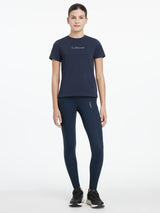 LeMieux Young Rider Darla Sport Legging Navy Navy 7-8 years Riding Tights