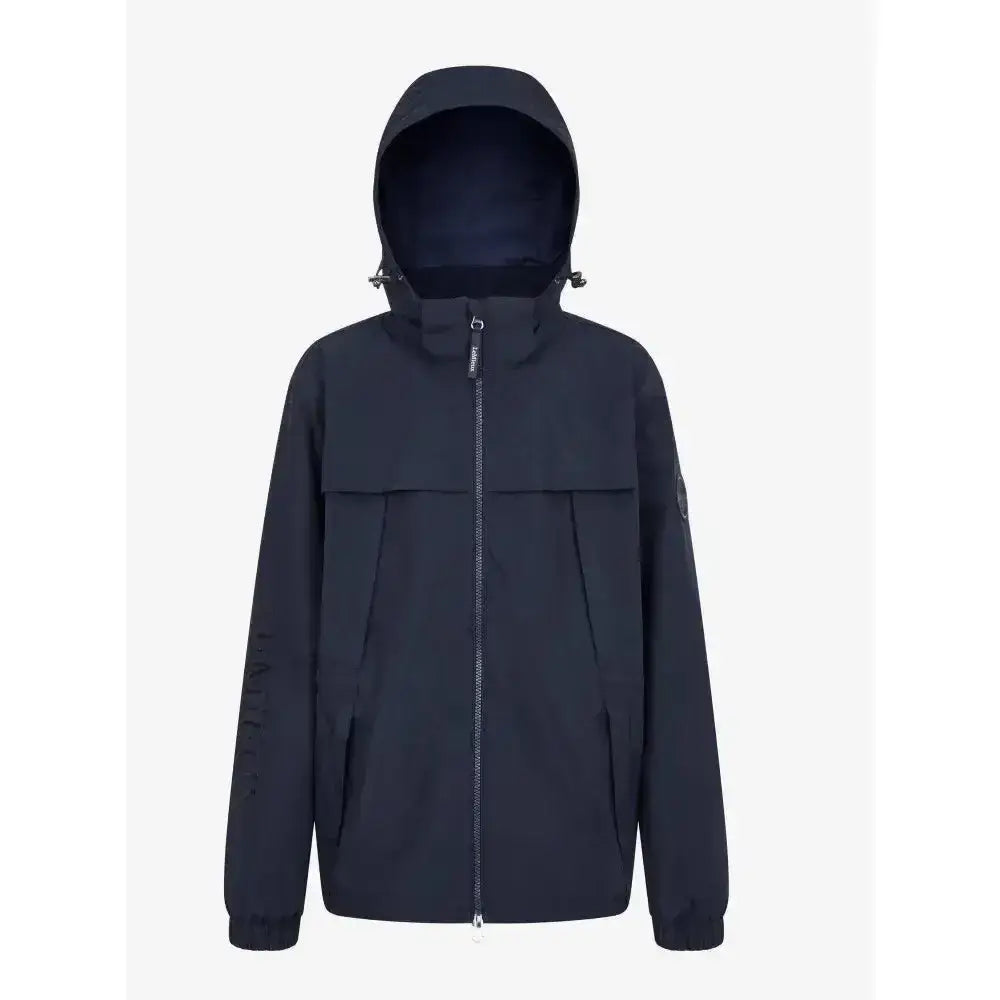 Dark navy lemieux young rider dolcie waterproof jacket with sleek water-resistant fabric and subtle chest branding