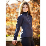 LeMieux Young Rider Elite Soft Shell Jacket Navy 9-10 years Navy Outdoor Coats