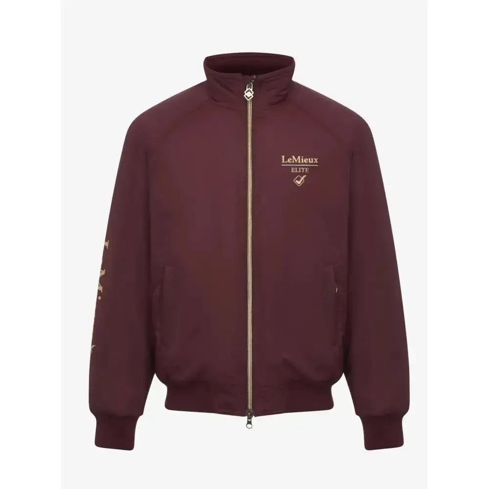 Lemieux Young Rider Elite Team Jacket Burgundy 9-10 Years Outdoor Coats & Jackets