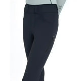 Black lemieux young rider ella winter breggings navy with sleek fit and subtle side zippers for cold weather riding