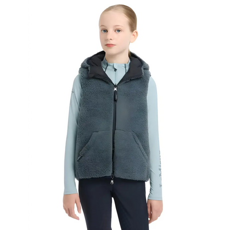 Lemieux Young Rider Eloise Reversible Winter Gilet Navy 7-8 years Navy Gilets & Bodywarmers