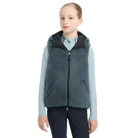 Lemieux Young Rider Eloise Reversible Winter Gilet Navy 7-8 years Navy Gilets & Bodywarmers