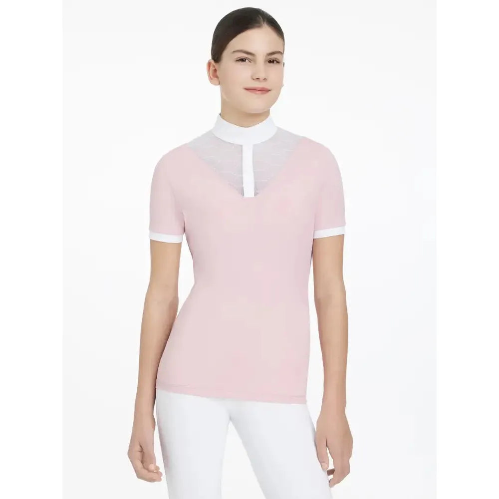 Lemieux Young Rider Eva Short Sleeve Show Shirt Blossom Blossom 7-8 years Show Shirts