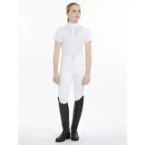 LeMieux Young Rider Eva Short Sleeve Show Shirt White 7-8 Years White Show Shirts