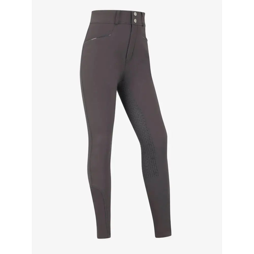 LeMieux Young Rider Freya Pro Breech Grey Grey 9-10 Years Riding Breeches Barnstaple Equestrian Supplies