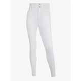 White high-waisted skinny pants with buttons, Lemieux Young Rider Freya Pro Breeches