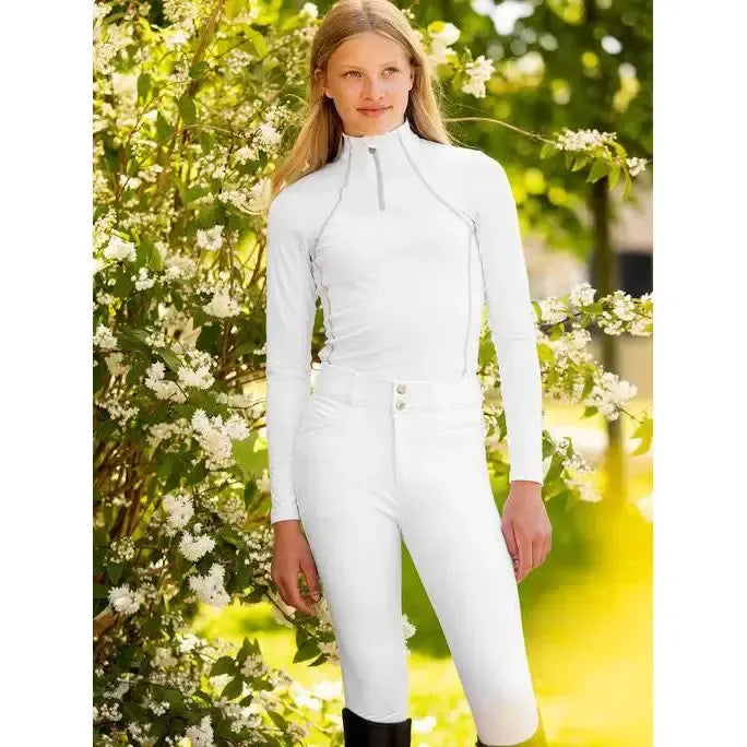 Lemieux Young Rider Freya Pro Breeches White 9-10 Years Breeches