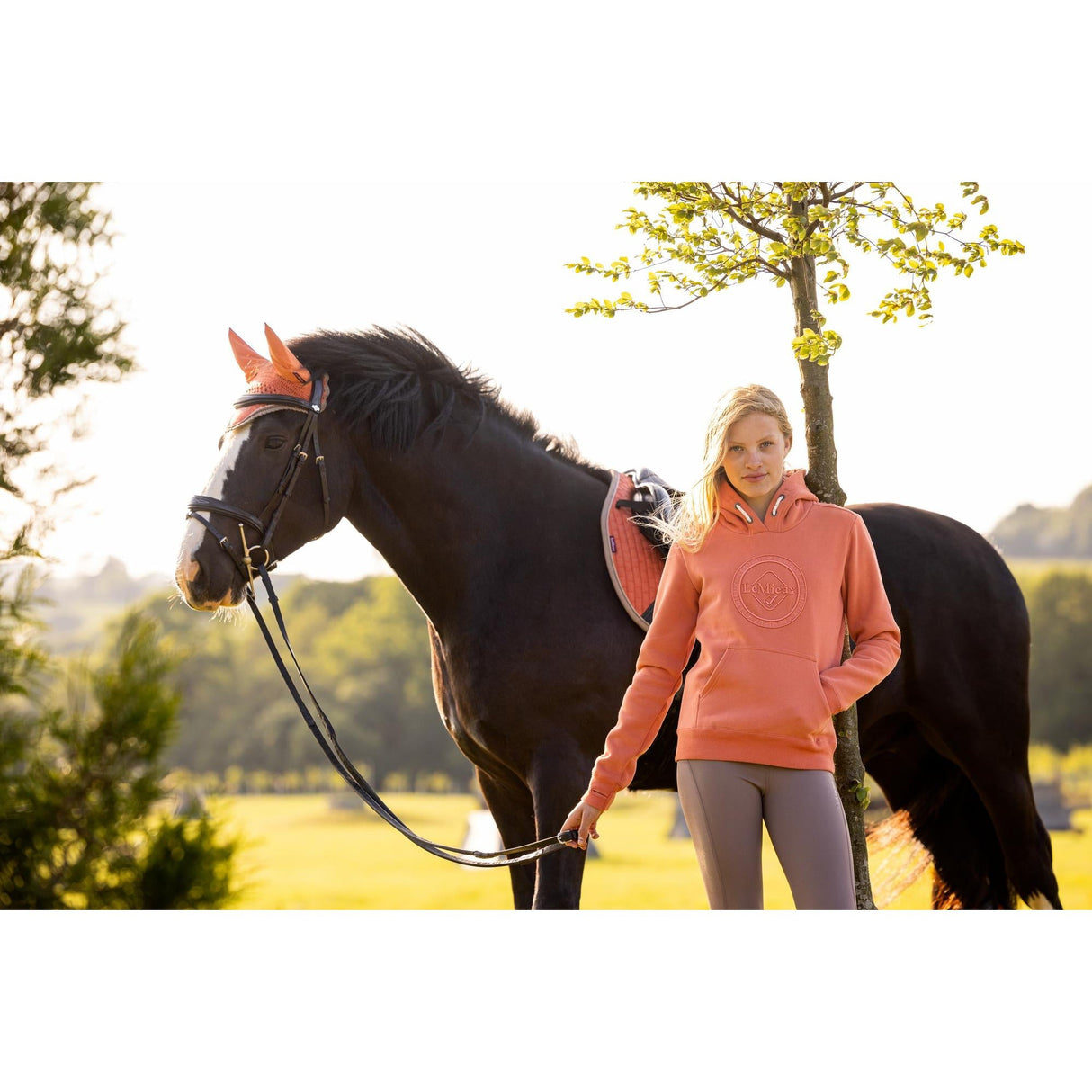 Lemieux Young Rider Hannah Pop Over Apricot Jumpers & Hoodies Barnstaple Equestrian Supplies