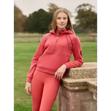 Lemieux Young Rider Hettie Half Zip Hoodie Cranberry Cranberry 7-8 years Hoodies