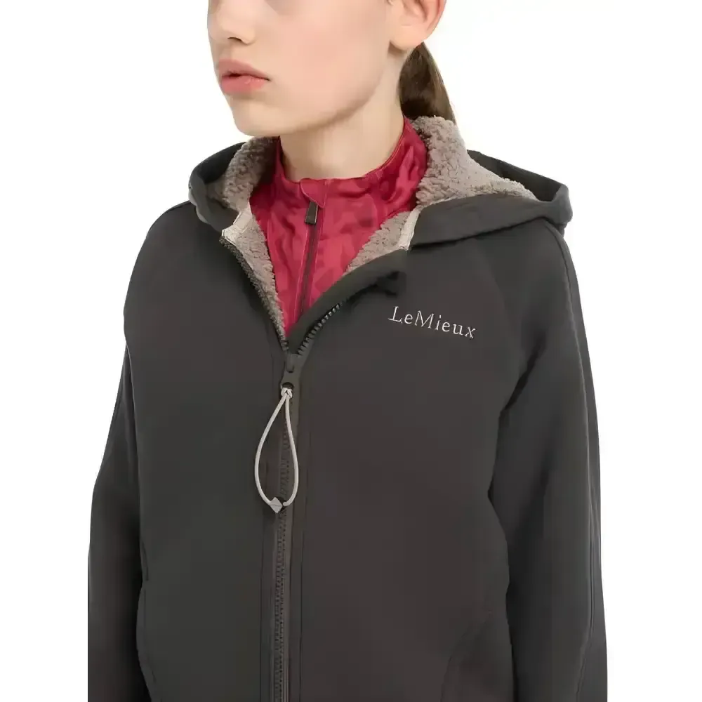 Lemieux Young Rider Hollie Lined Hoodie Cinder 7-8 years Cinder Hoodies
