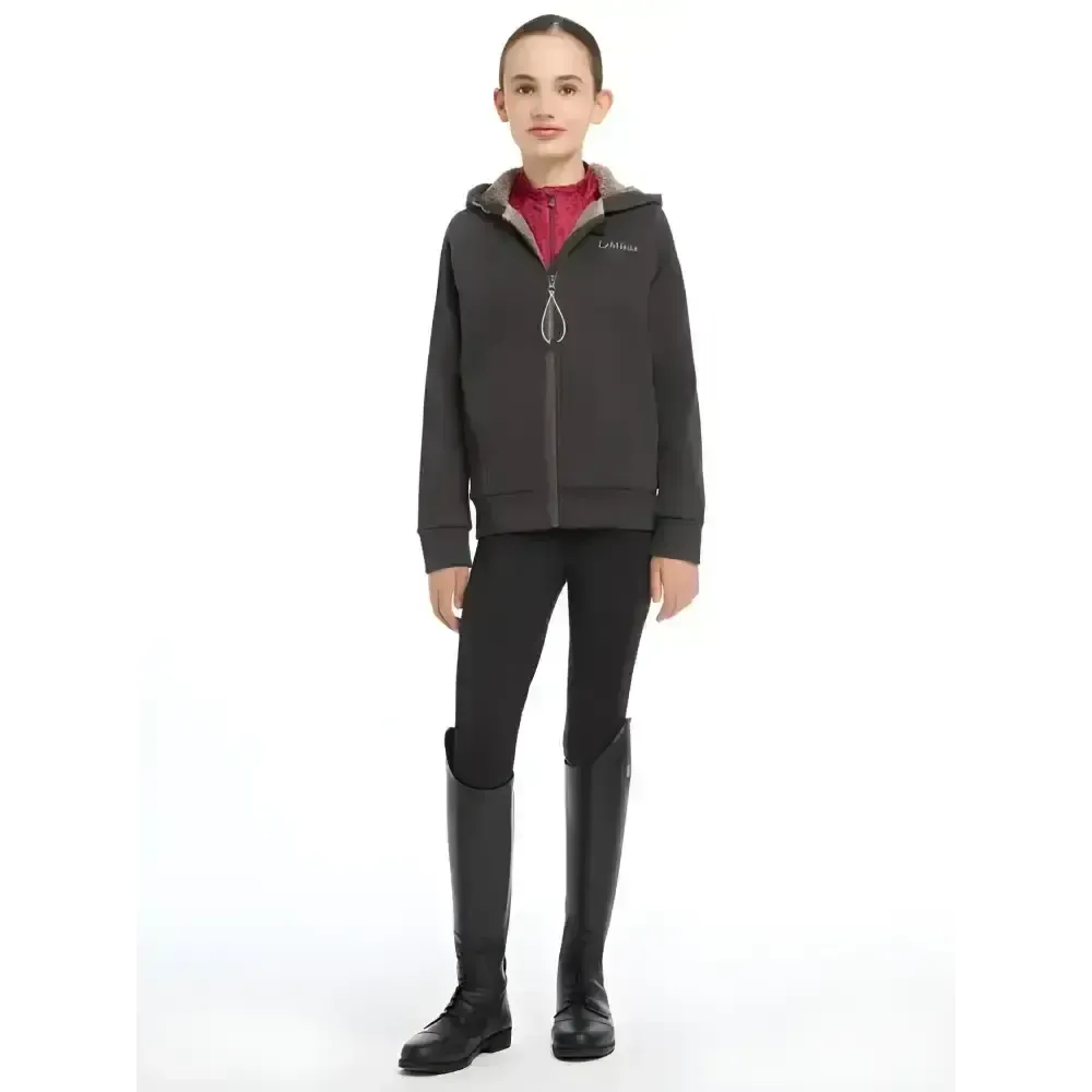 Lemieux Young Rider Hollie Lined Hoodie Cinder 7-8 years Cinder Hoodies