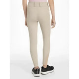 Beige lemieux young rider hunter breeches with fitted design and subtle stitching perfect for young riders