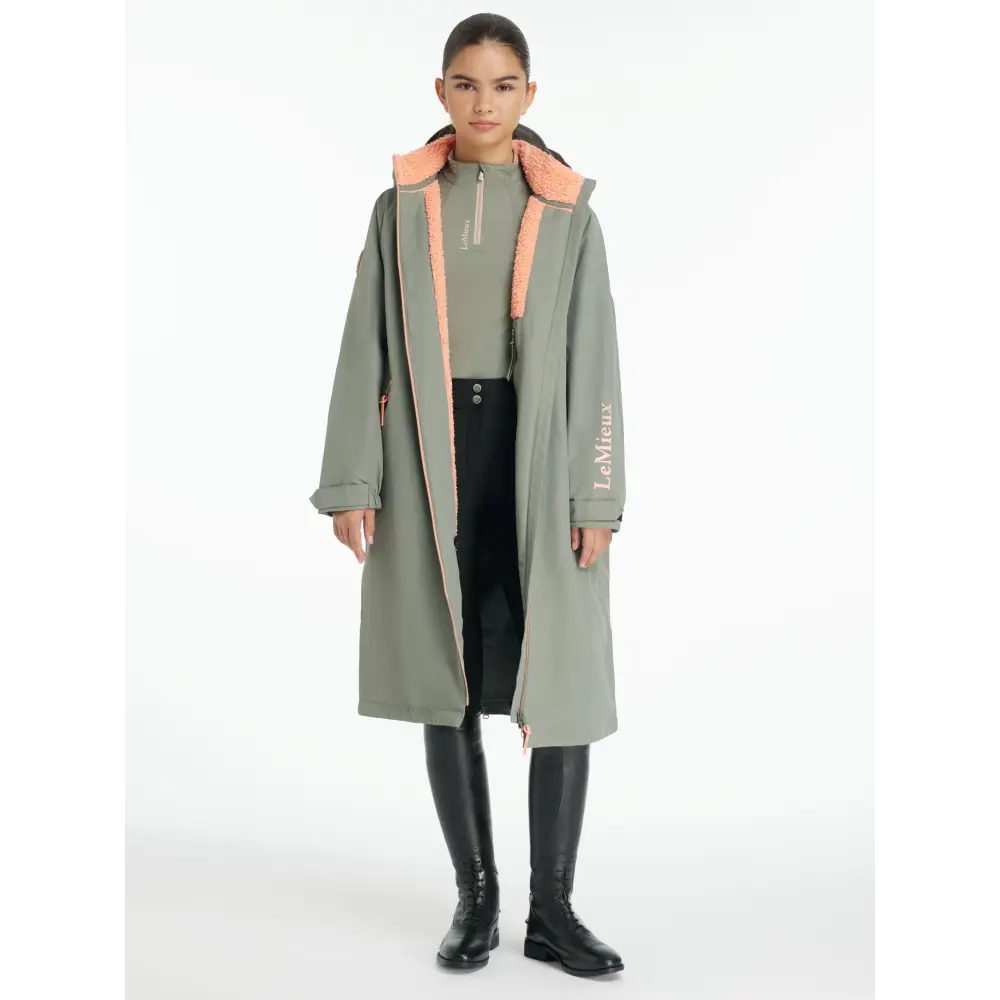 Lemieux Young Rider HydroShield Robe Rosemary Rosemary 7-8 years Outdoor Coats